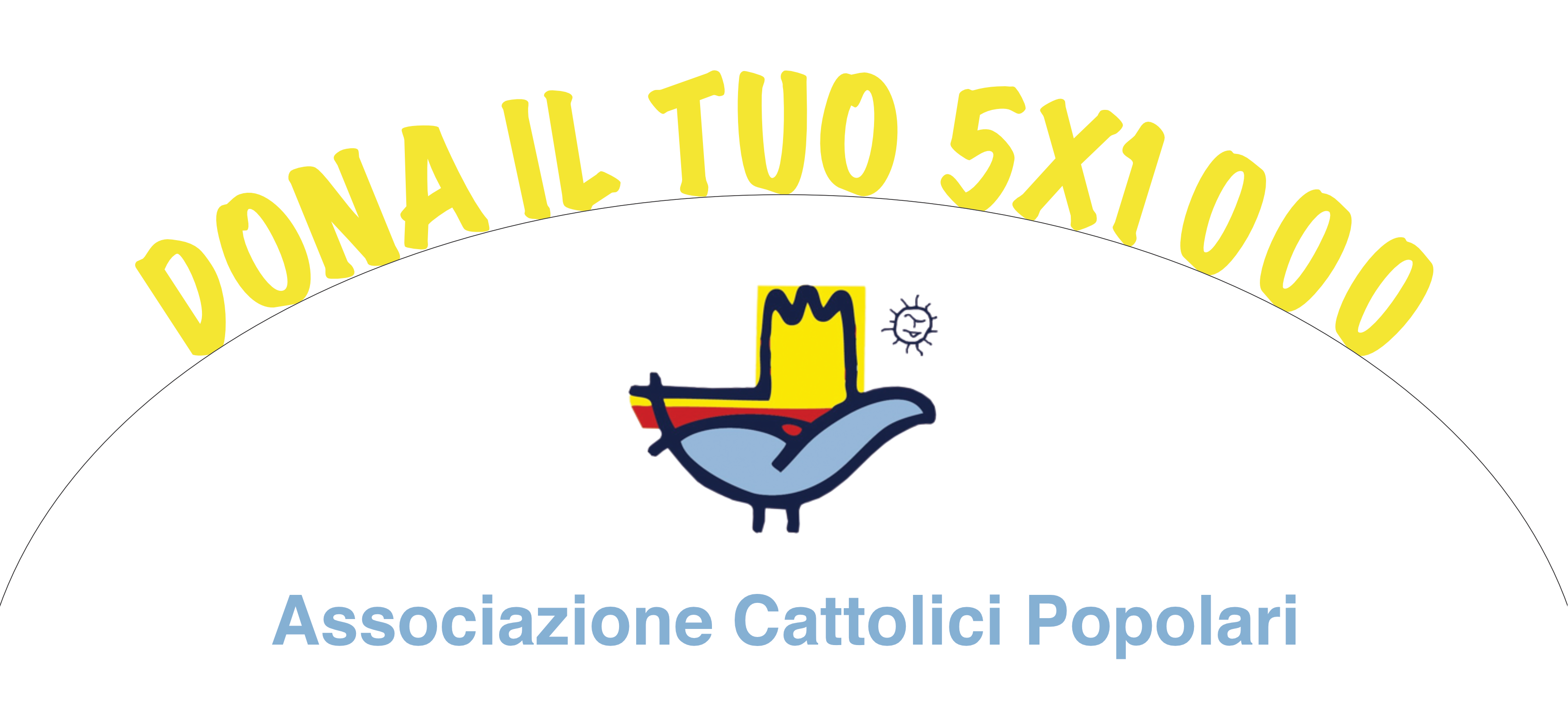Associazione Cattolici Popolari Logo trasparente 5x1000